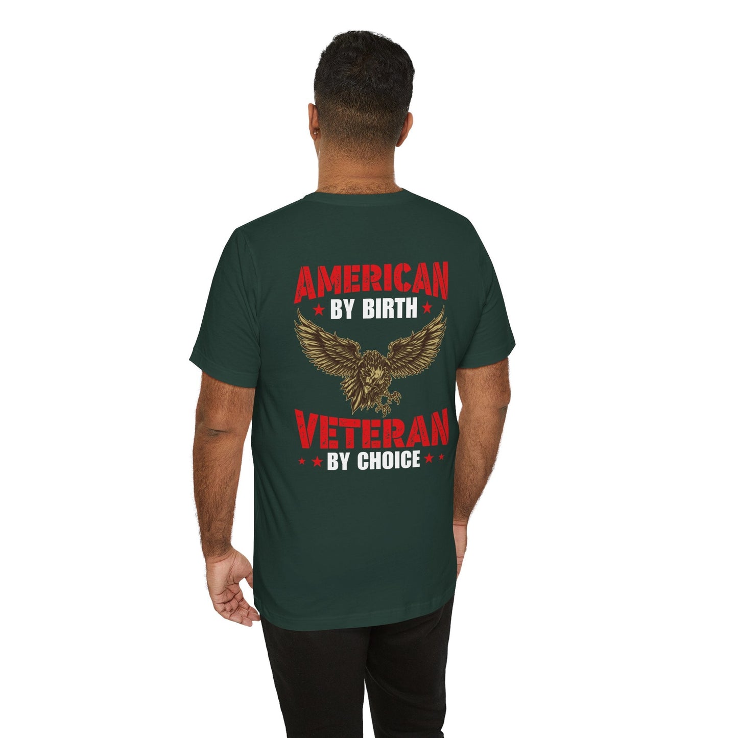 Army Veteran Patriotic Graphic Design Unisex Cotton T-Shirt v23