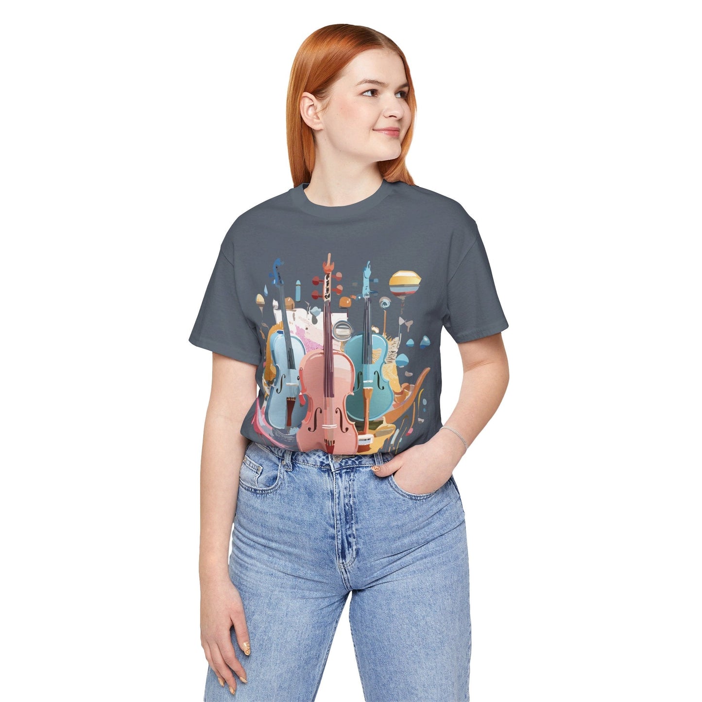 Music Graphic Tee Unisex Jersey Short Sleeve With Vintage Inspired Artwork By Adelpha