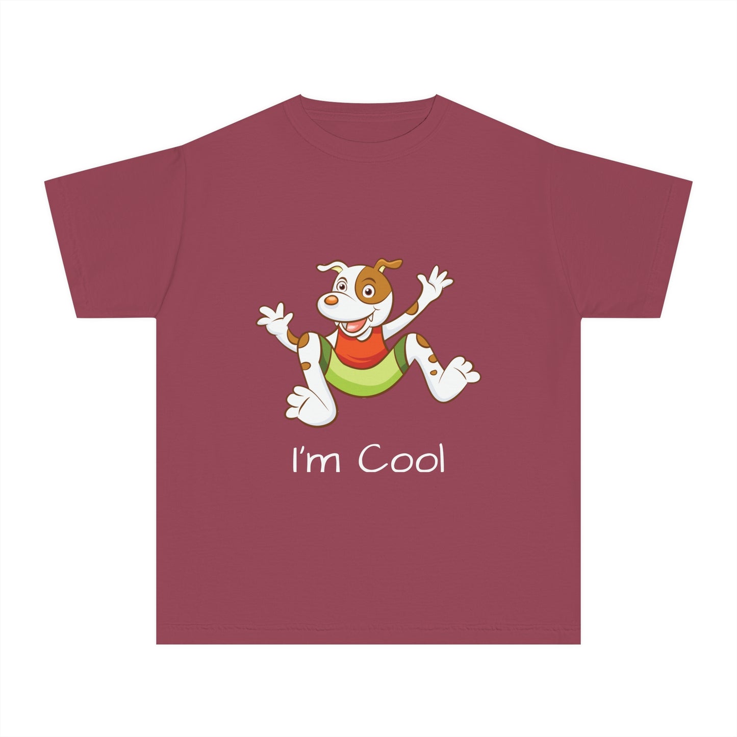 Youth Tee Shirt with Cool Dog