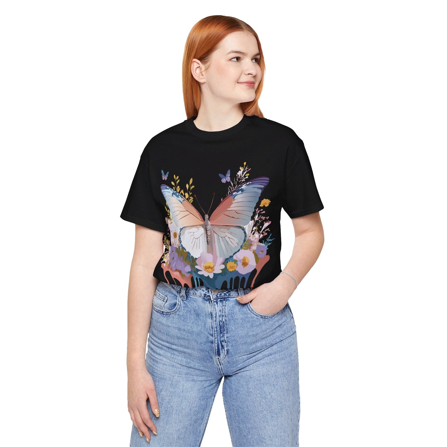 Adelpha Butterfly Graphic T Shirt Unisex Vintage Inspired Short Sleeve Tee