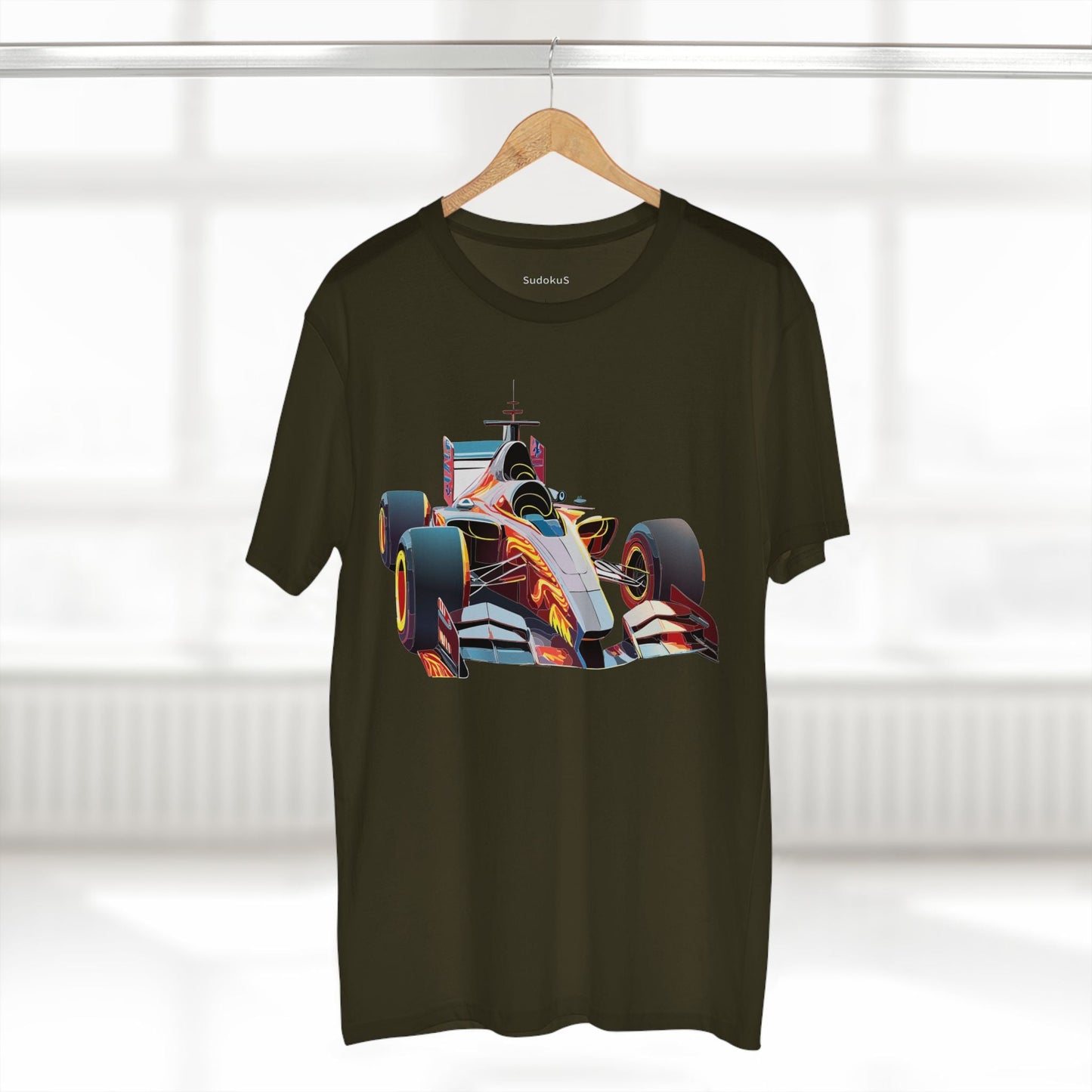 Car Graphic Unisex 100 Cotton Staple Tee 6