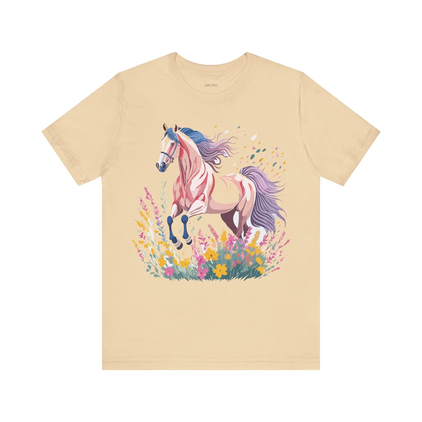 Horse Graphic Unisex 100 Cotton Vintage Animal Art T-Shirt 7