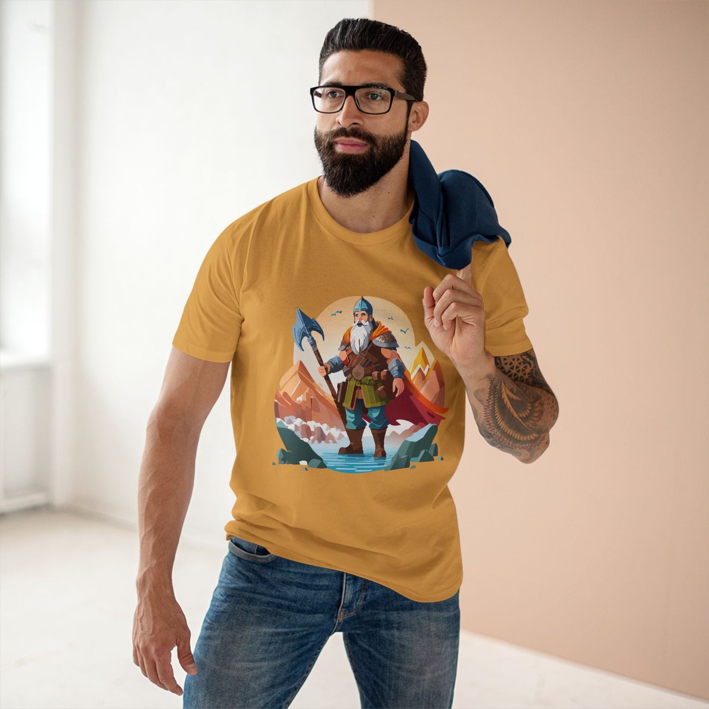 Viking Graphic Unisex 100 Cotton Staple Tee 25