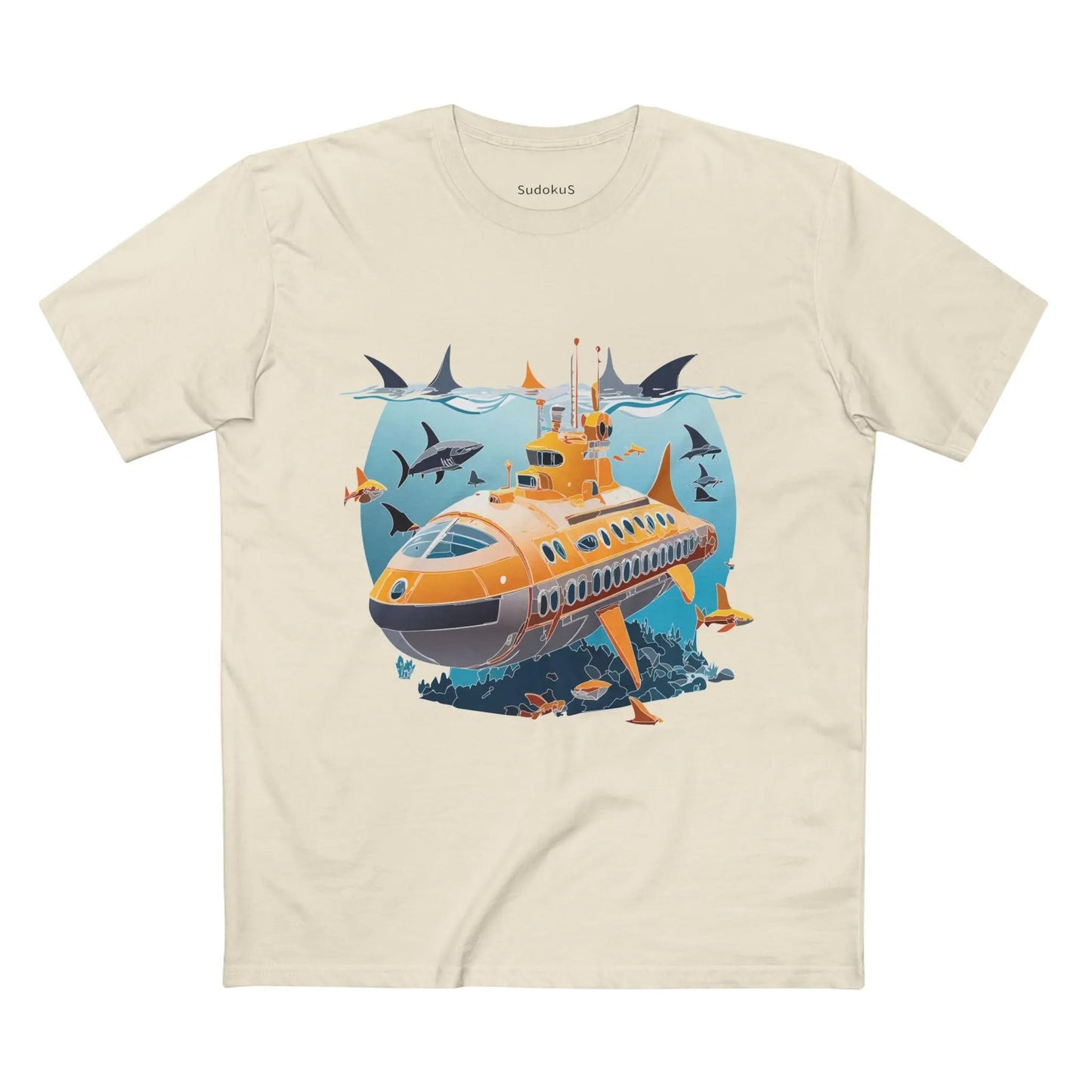 Ocean Coast Graphic Unisex 100 Cotton Staple Tee 17