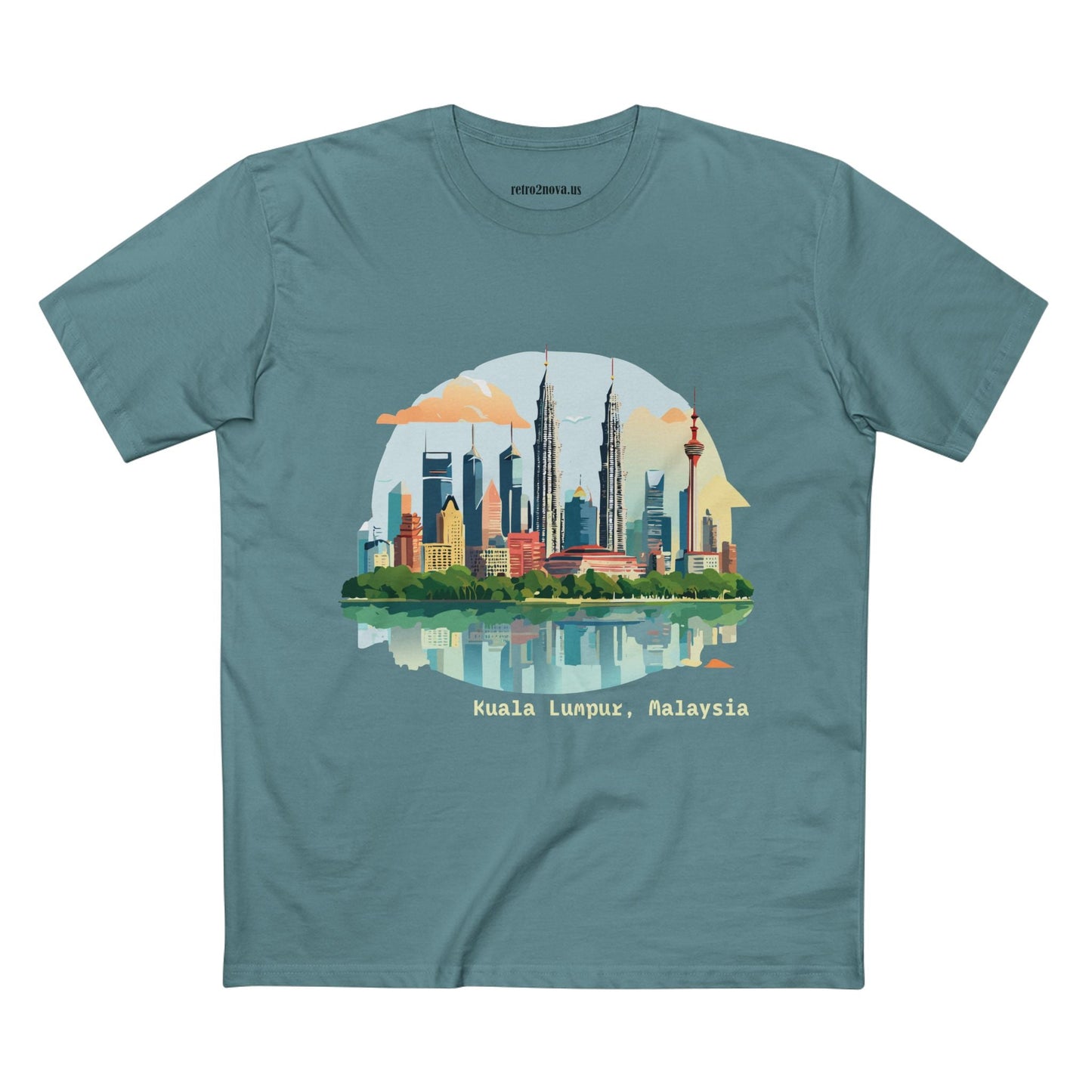 Kuala Lumpur Travel Shirt Unisex Premium Cotton Art Tee with Original Design for Travel Enthusiasts