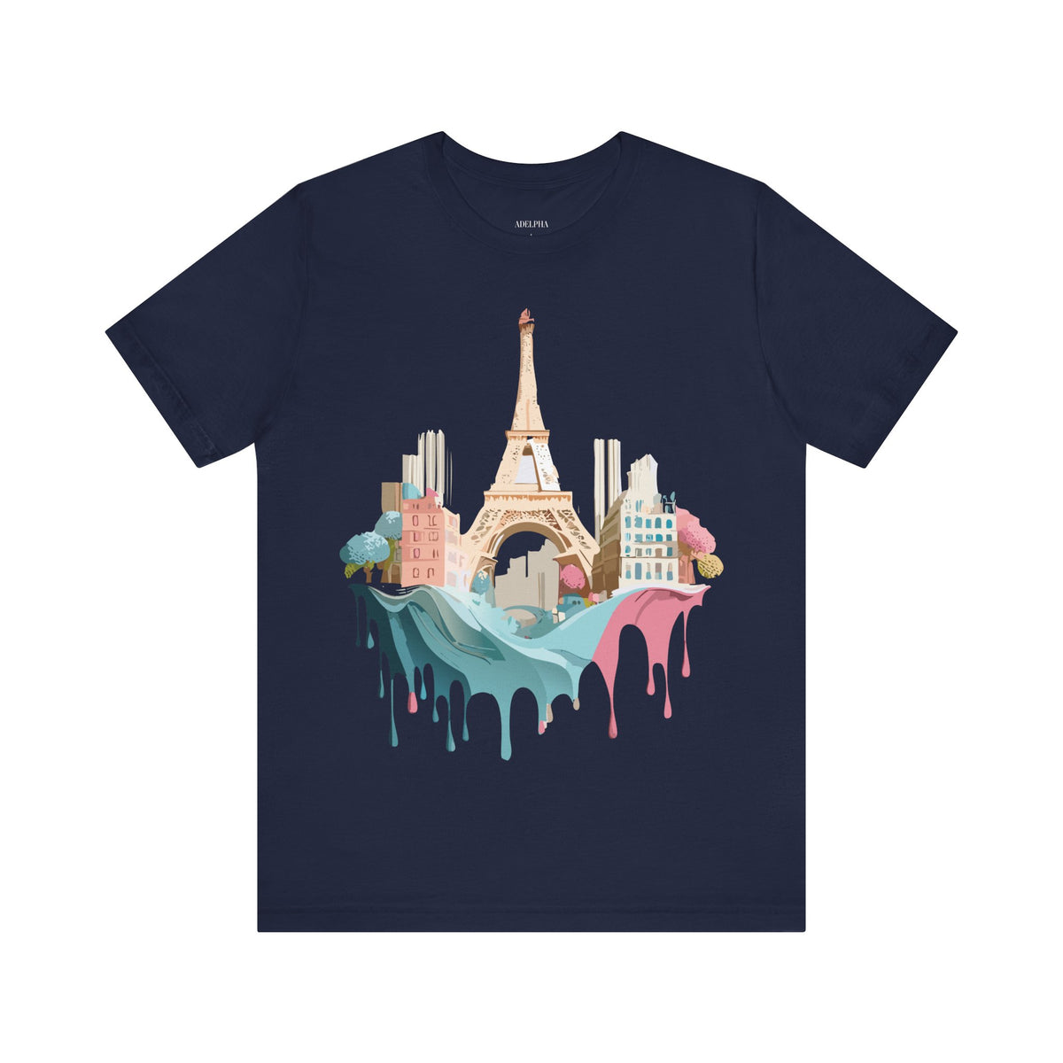 Unisex Cotton Bella+Canvas Tee with Paris