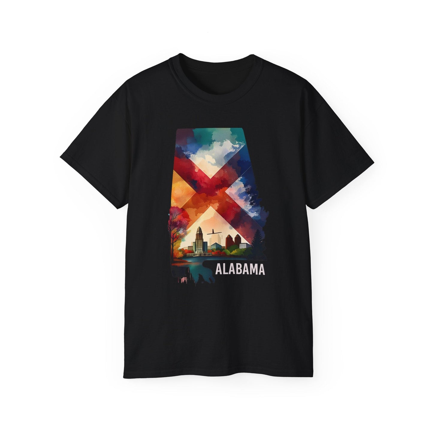 Alabama Graphic Unisex 100 Cotton T‑Shirt 1