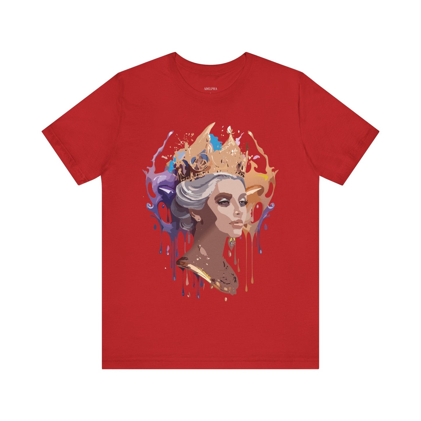 Queen Graphic T Shirt Adelpha Unisex Jersey Short Sleeve Art Design Tee Vintage Inspired Artwork