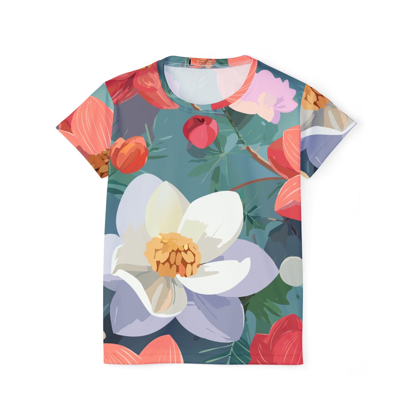 Floral Print Shirt, Shirt with Flowers