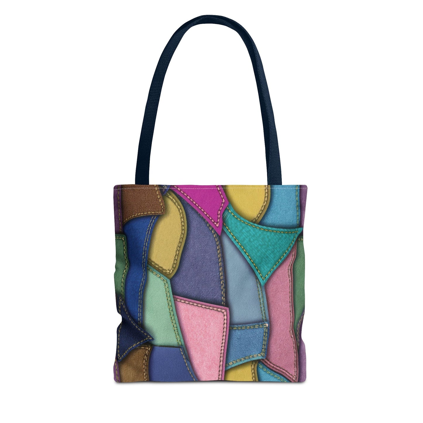 Denim Canvas Bag, Tote Bag Denim Printify