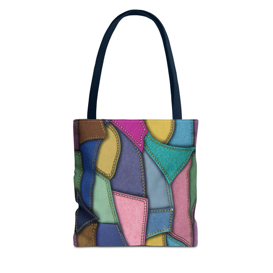 Denim Canvas Bag, Tote Bag Denim Printify