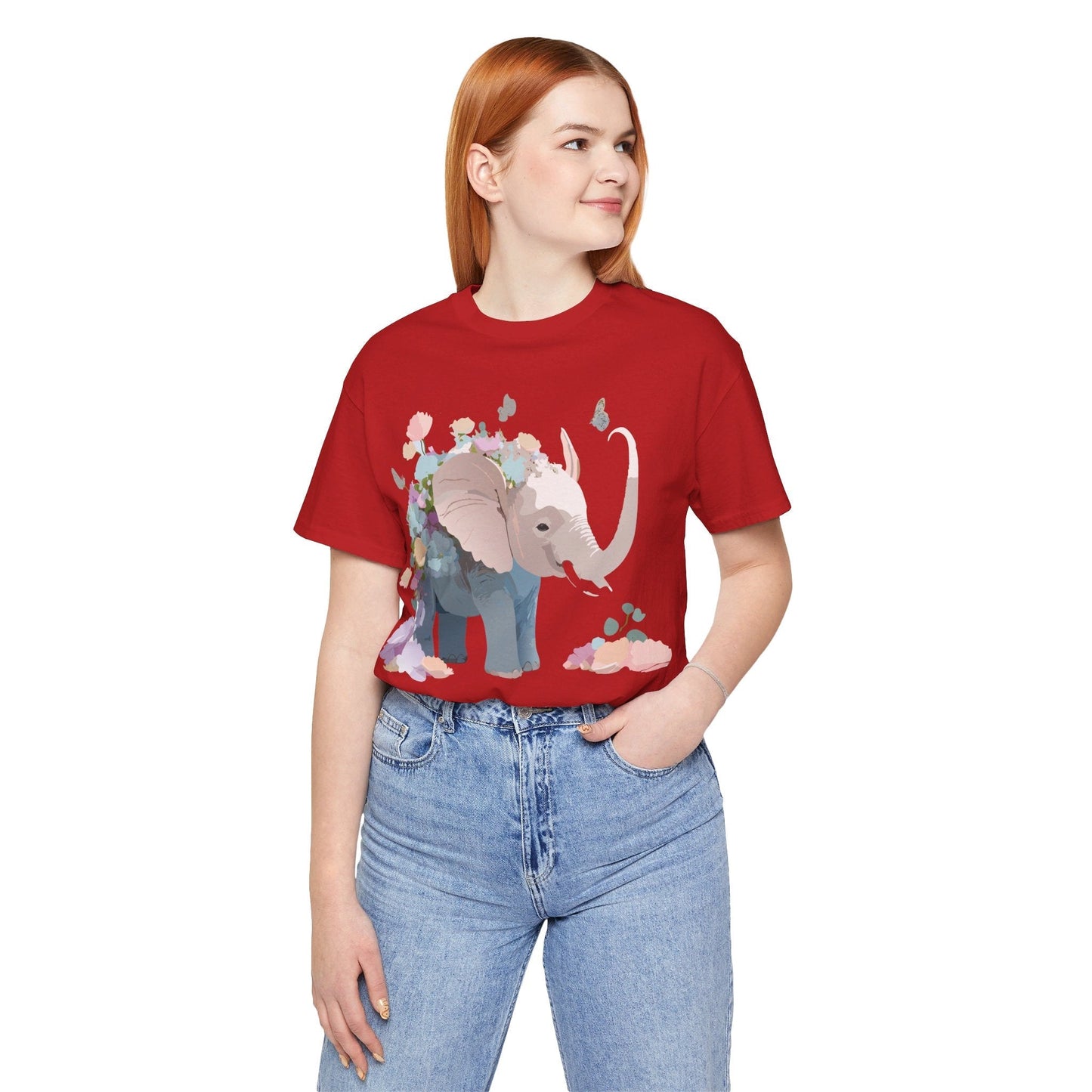 Elephant Graphic Tee Unisex Vintage Inspired Artwork Premium Adelpha Jersey Short Sleeve