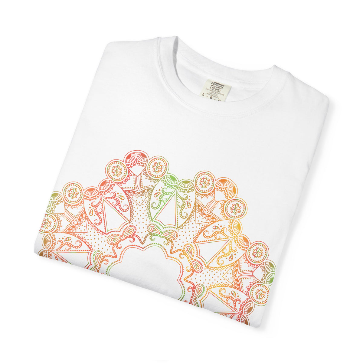 Mandala Graphic Tee Unisex 100 Cotton Comfort Colors T-Shirt 190
