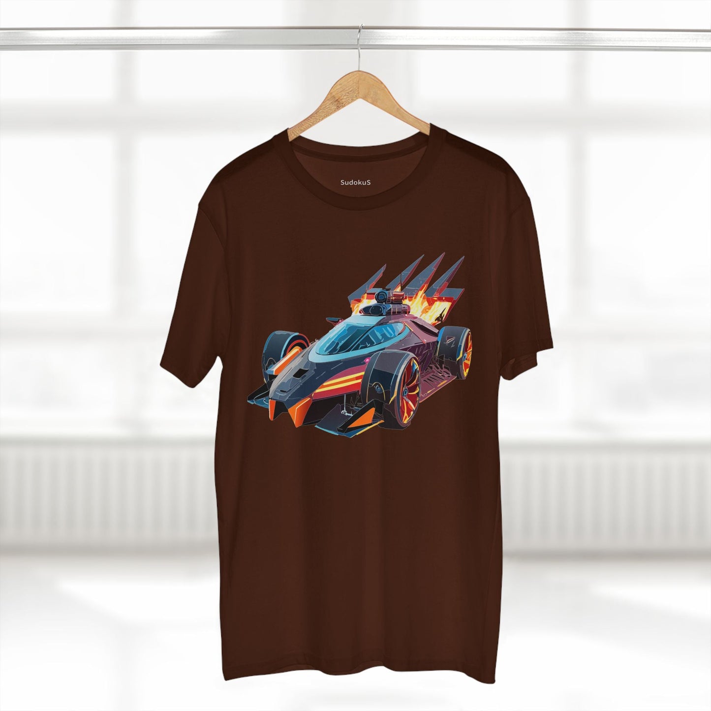 Car Graphic Unisex 100 Cotton Staple Tee 4
