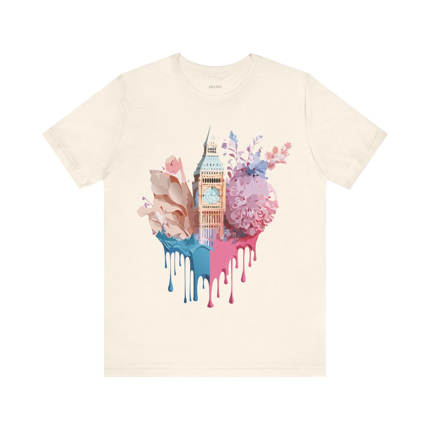 London Tourist Shirt Graphic Tee Unisex Jersey Short Sleeve Adelpha Vintage Inspired Artwork