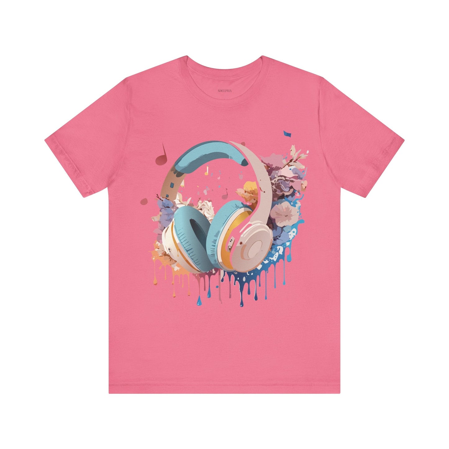 Unisex Graphic Tee Adelpha Art Design Vintage Music Inspired Short Sleeve Jersey Premium