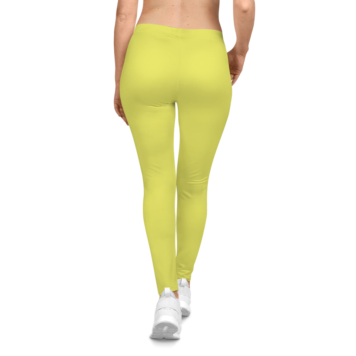 Lemon Color Women's Poly-Span Casual Leggings XS-2XL