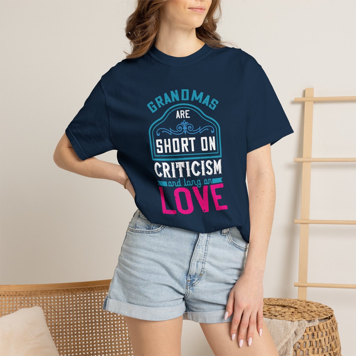 Grandmas T-shirt Mother Day Mama Tee Unisex Comfort Colors Garment-Dyed Cotton h69