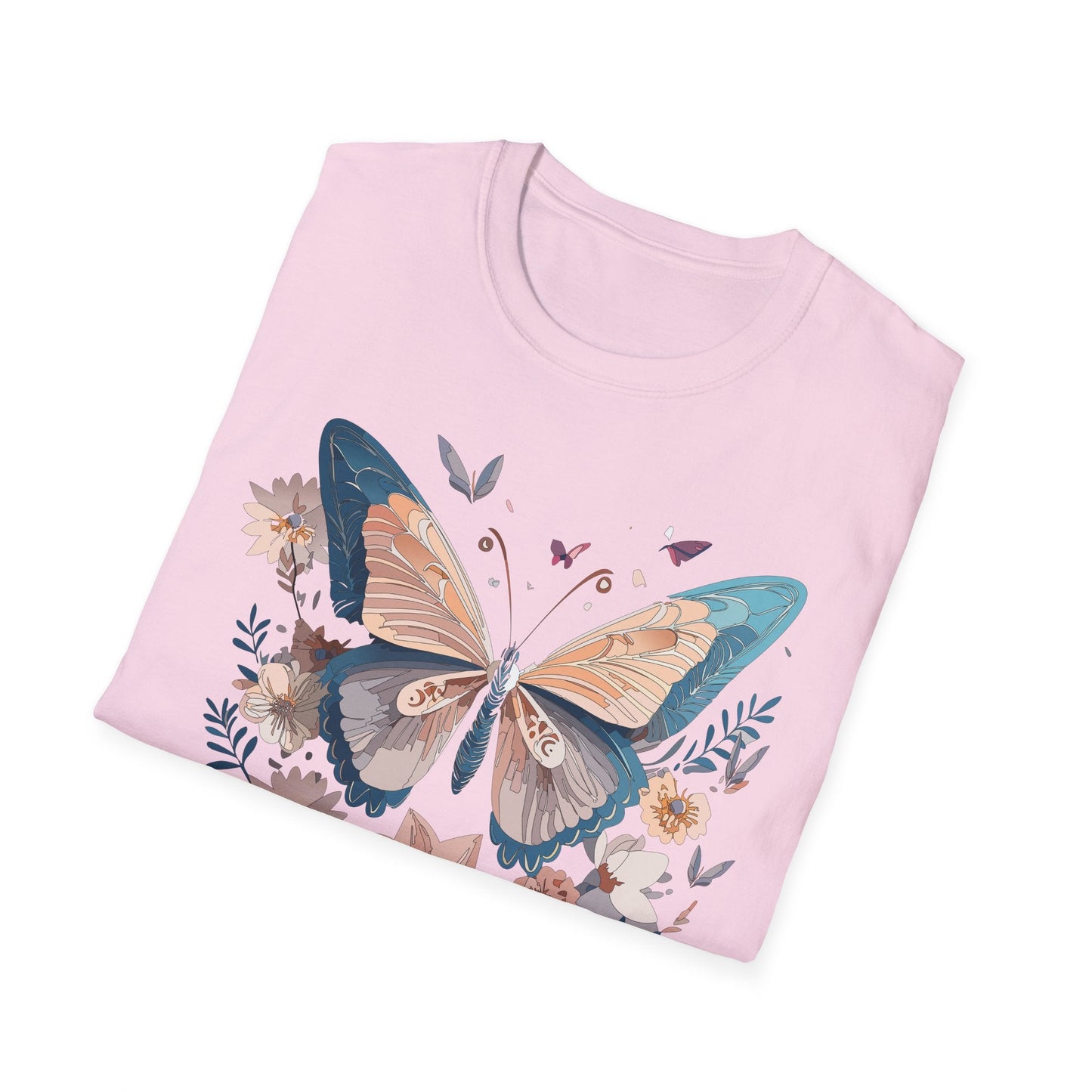 Monarch Butterfly T Shirt Unisex Softstyle Gildan 64000 Tee Lightweight Comfort Fit