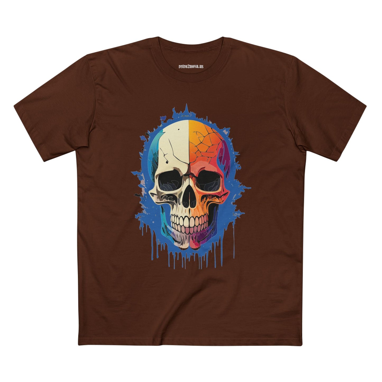 Skull Shirt Unisex Skeleton Tee Premium Cotton Staple With Original Art Design Collection