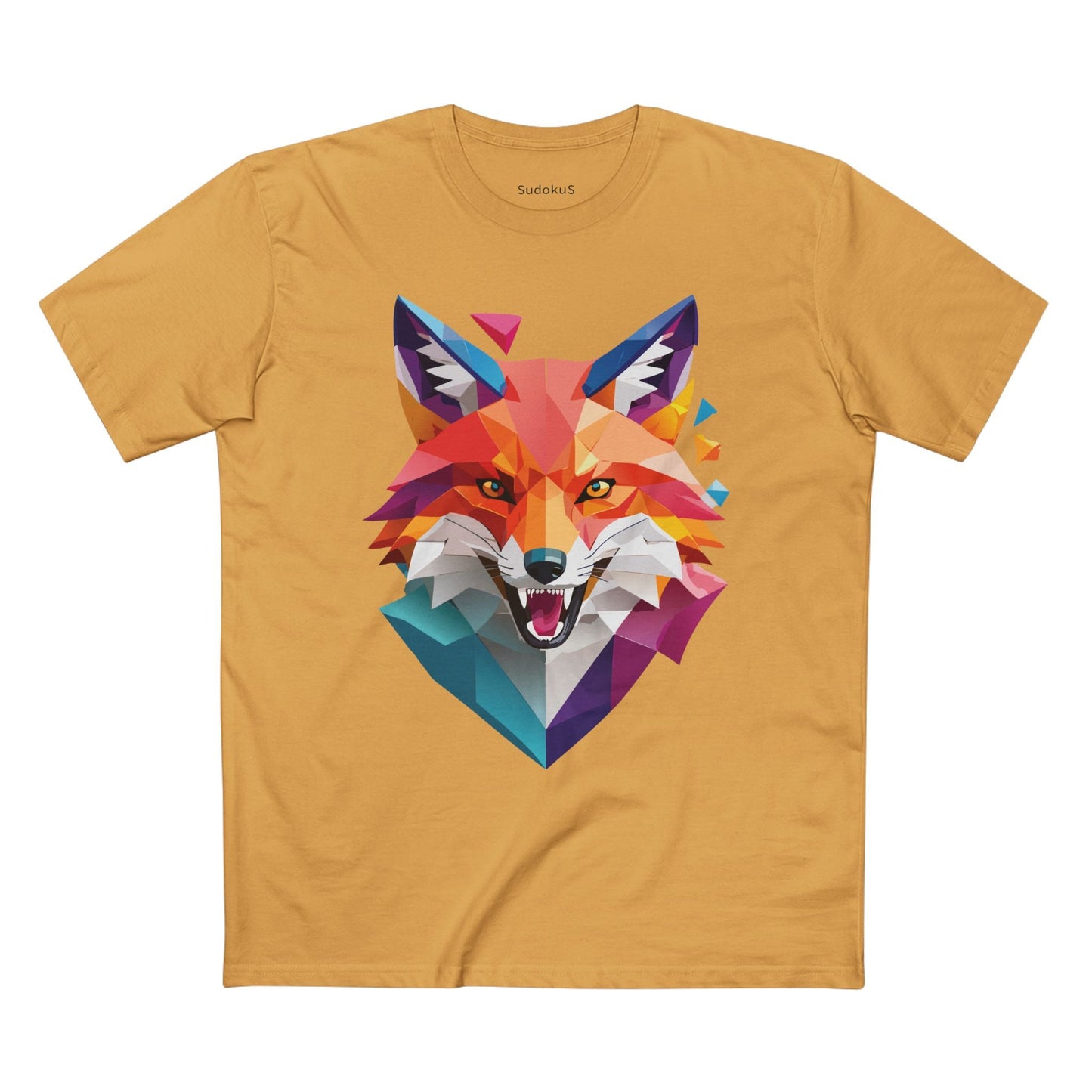 Fox Graphic Unisex 100 Cotton Staple Tee with Animal Design Artwork 22