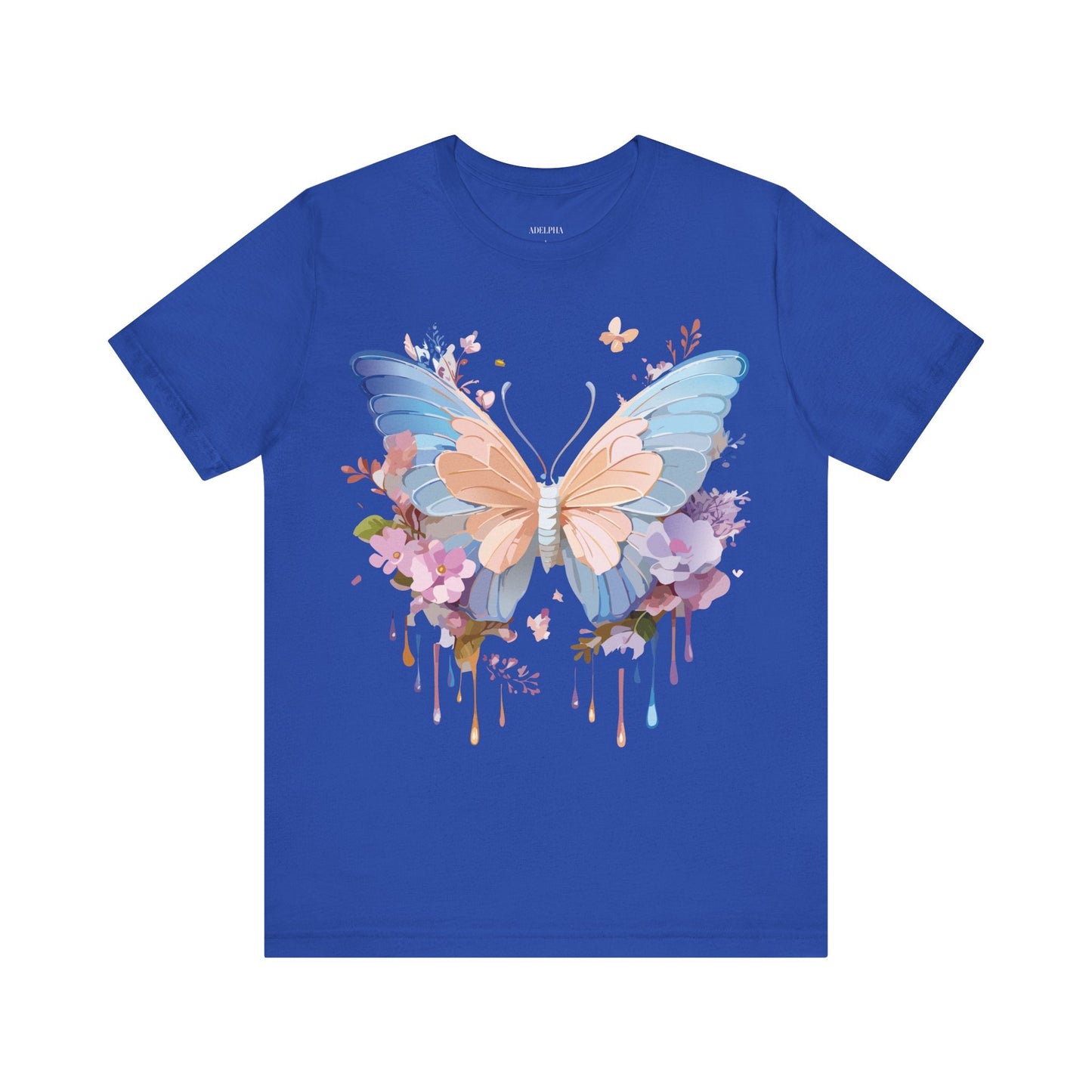 Butterfly Graphic Tee By Adelpha Unisex Short Sleeve Shirt Art Design