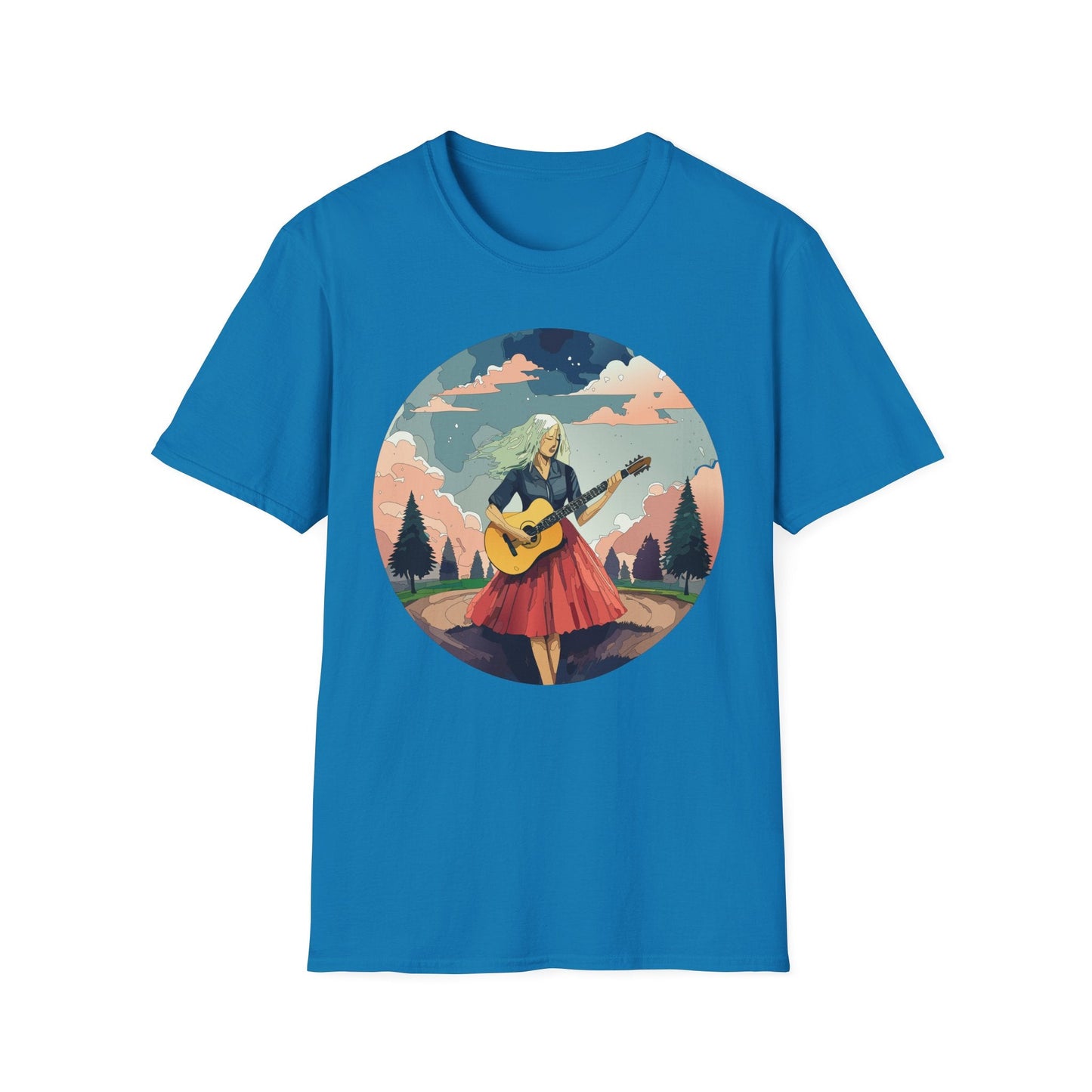 Womens Graphic T Shirt Art Design Ladies Tee Softstyle Gildan 64000 100 Percent Cotton