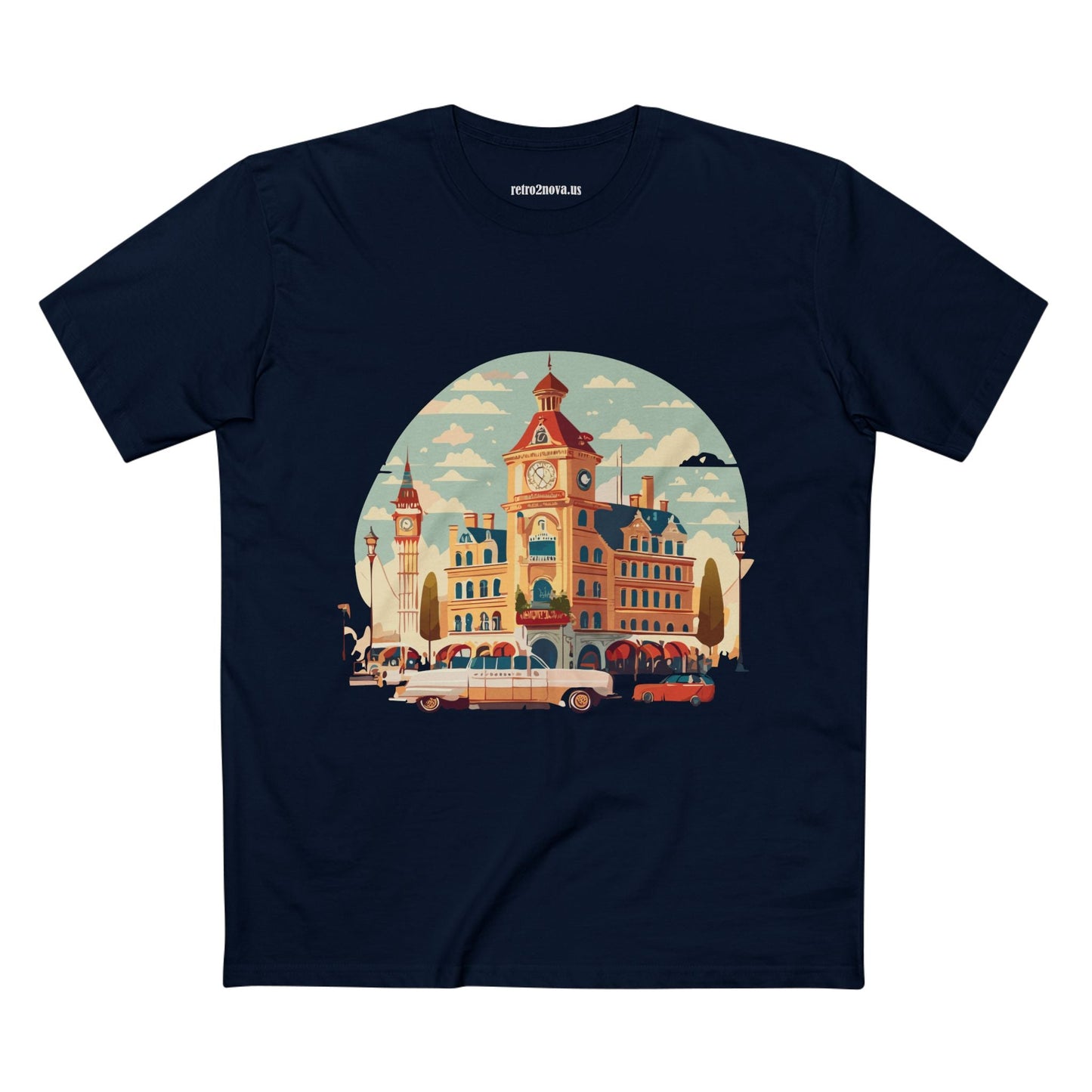 Retro Car Shirts Vintage Car Shirts RC3 Unisex Premium Cotton Tee with Original Car Artwork