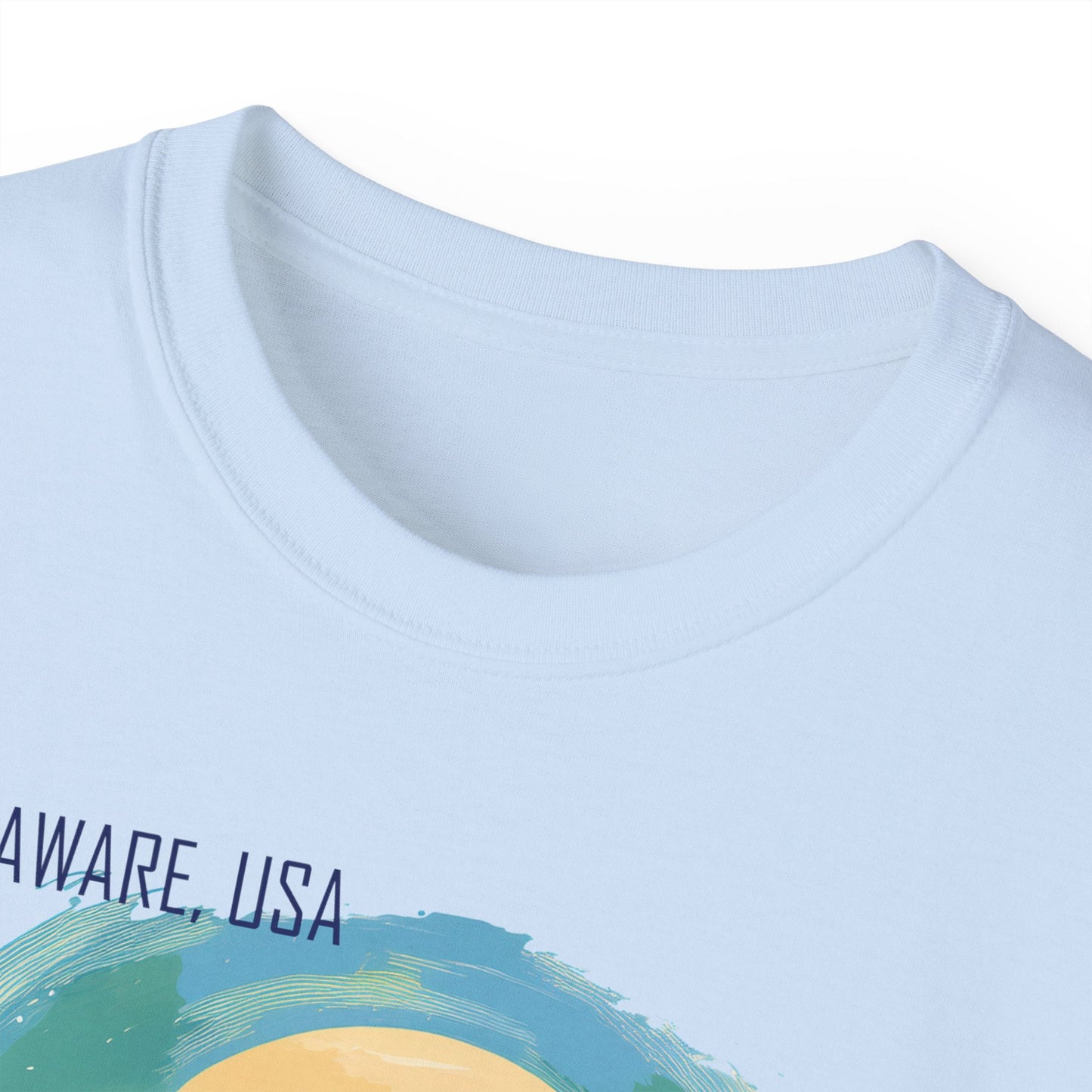 Delaware Graphic Unisex Cotton T‑Shirt 1