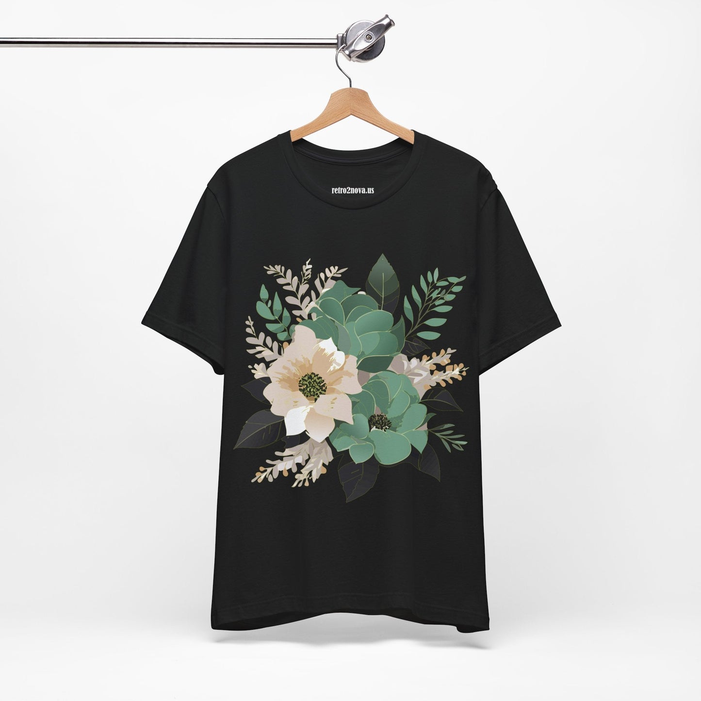 Flowers Shirt Floral Shirt Unisex Jersey Short Sleeve Tee From Flowers Collection Retro2Nova