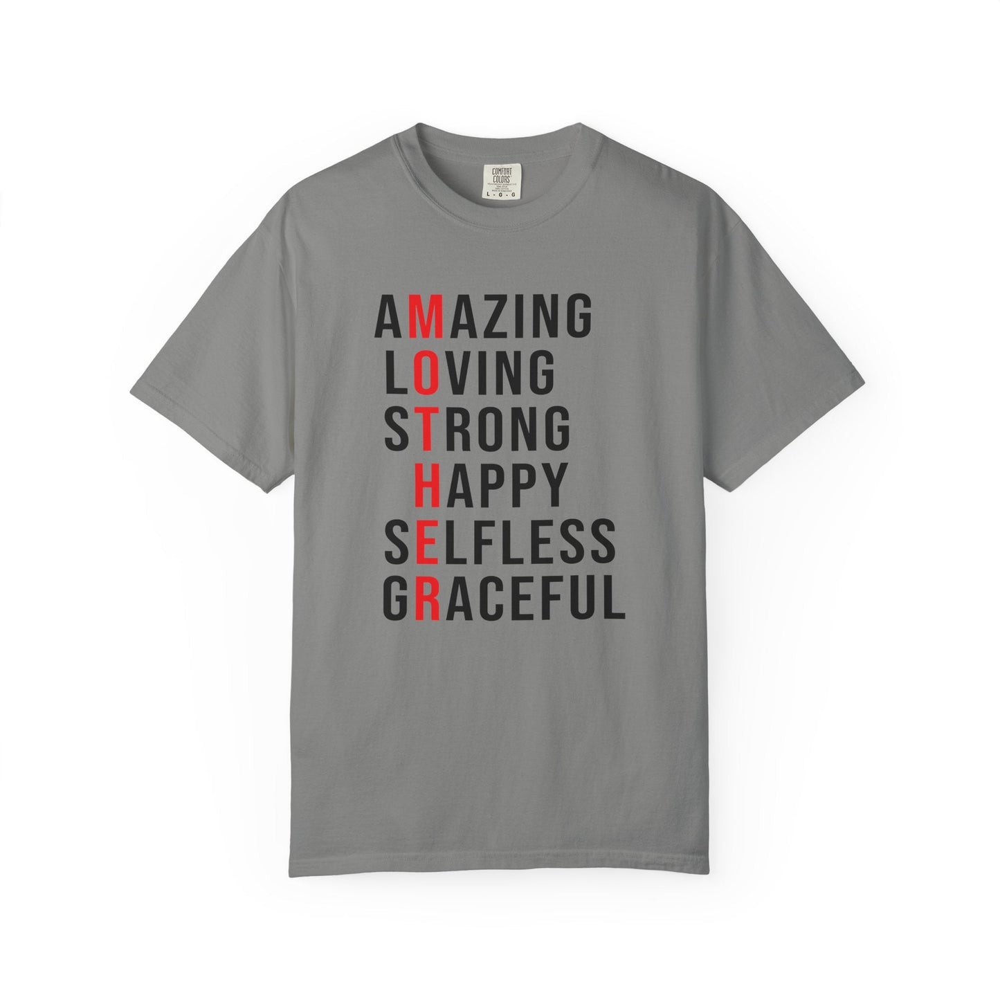 Mom T-shirt Mother's Day Mama Tee Unisex Comfort Colors Garment-Dyed Cotton h14