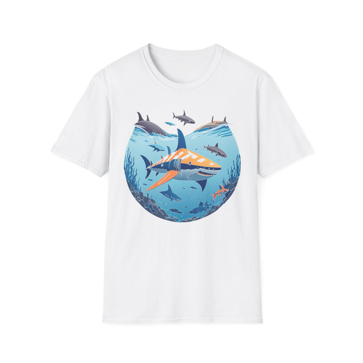Ocean U boat Graphic Tee Gildan Unisex 100 Cotton Tee Shirt c30
