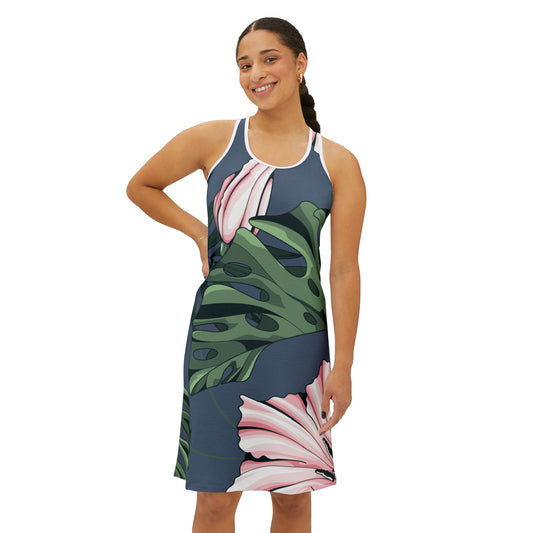 Sommerkleid mit floralen Prints