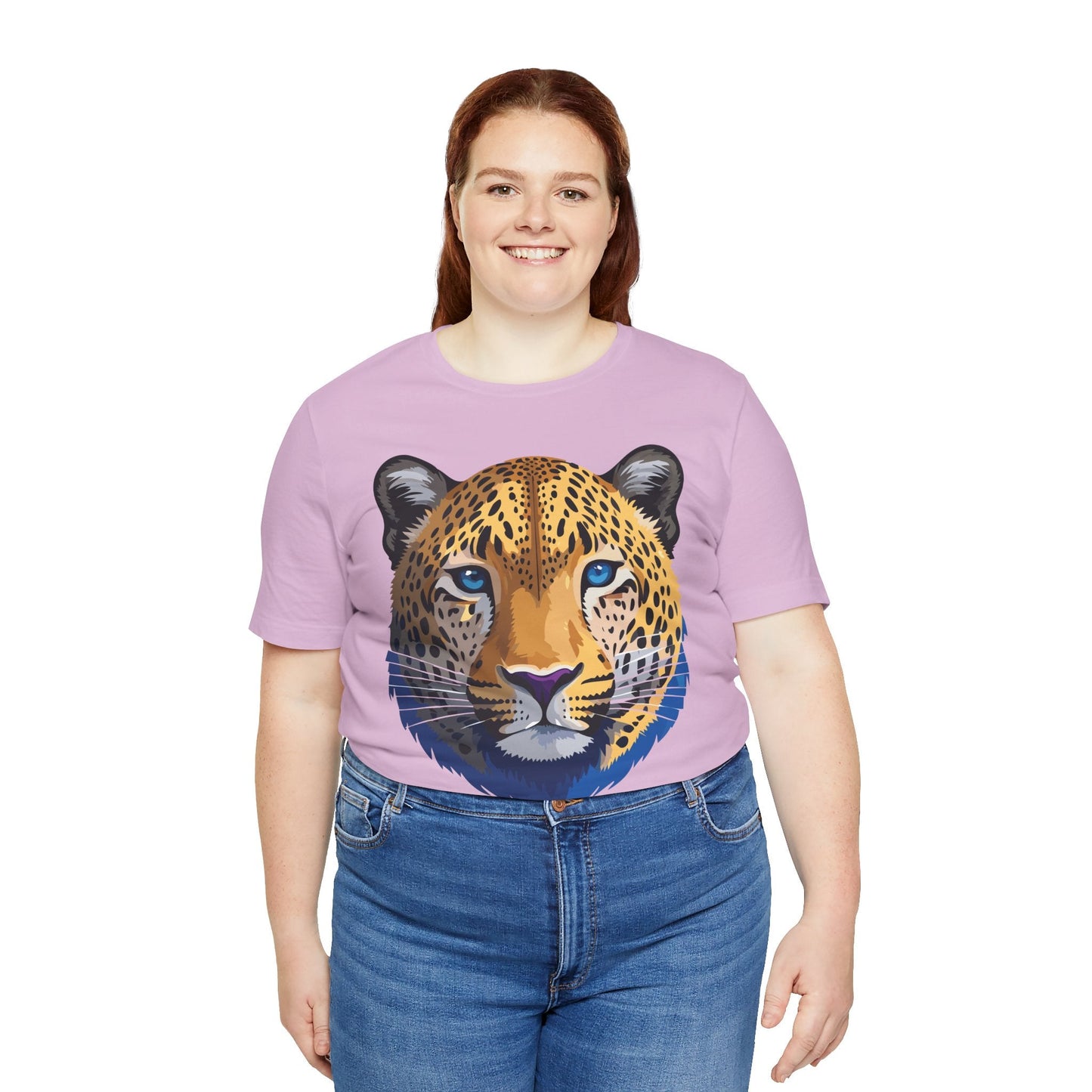 Unisex Animal Graphic Tee Shirt With Wildlife Art Design For Everyday Comfort Short Sleeve