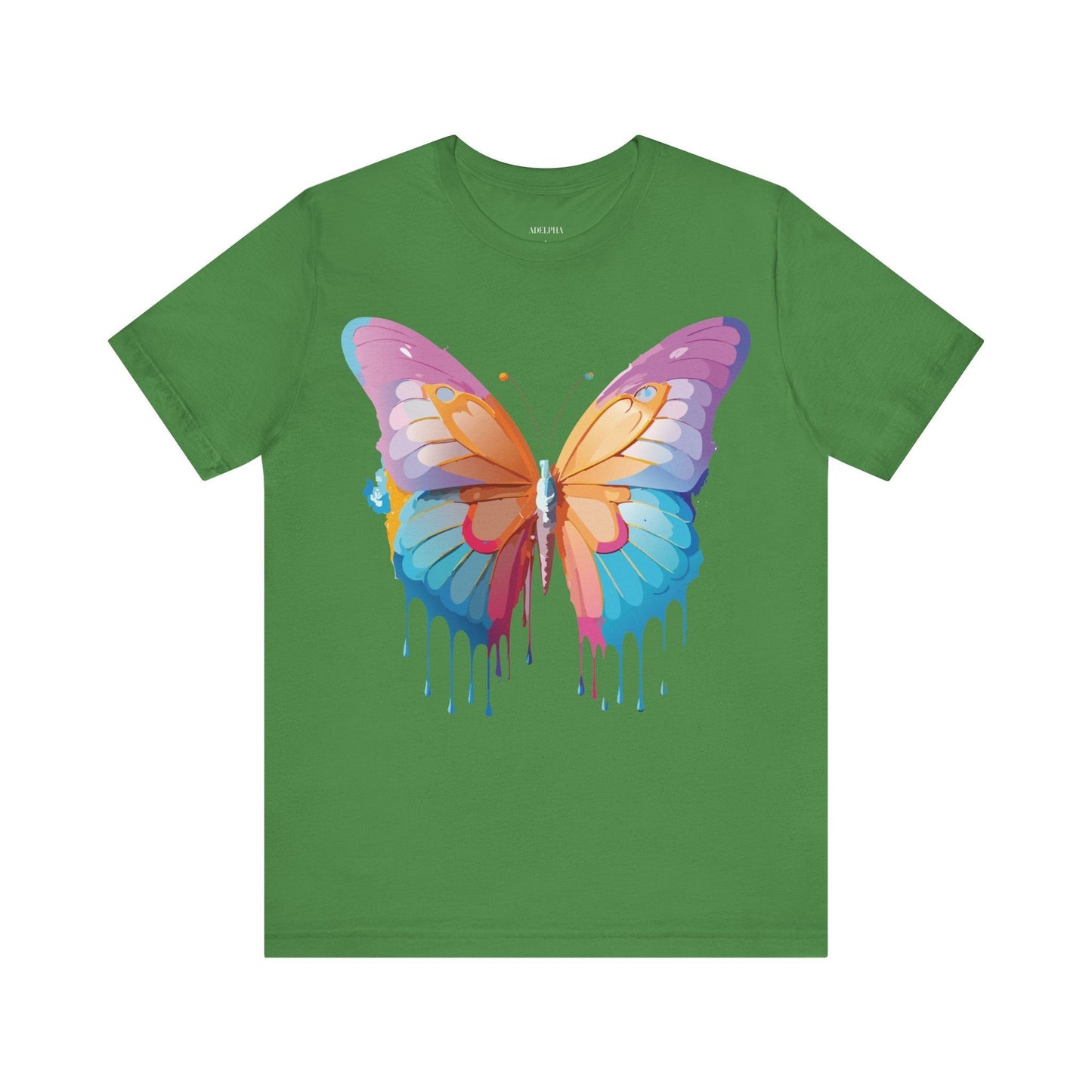 Butterfly Graphic Unisex 100 Cotton Lightweight Vintage Design Jersey Tee 90
