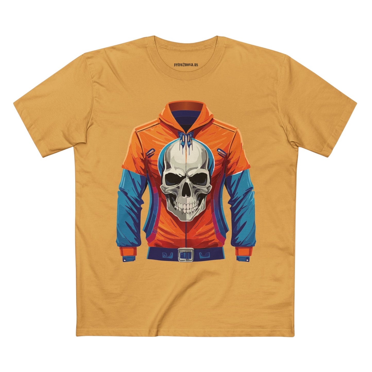 Skull And Skeleton Shirt Unisex Premium Cotton Tee Original Art Design Retro2Nova