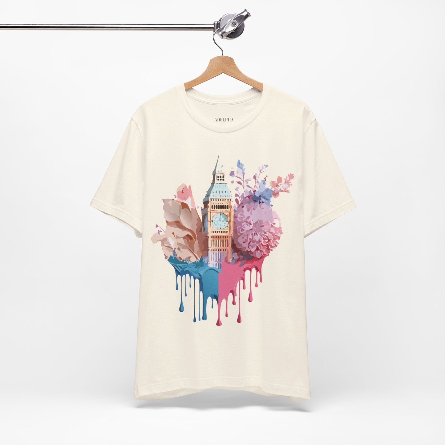 London Tourist Shirt Graphic Tee Unisex Jersey Short Sleeve Adelpha Vintage Inspired Artwork
