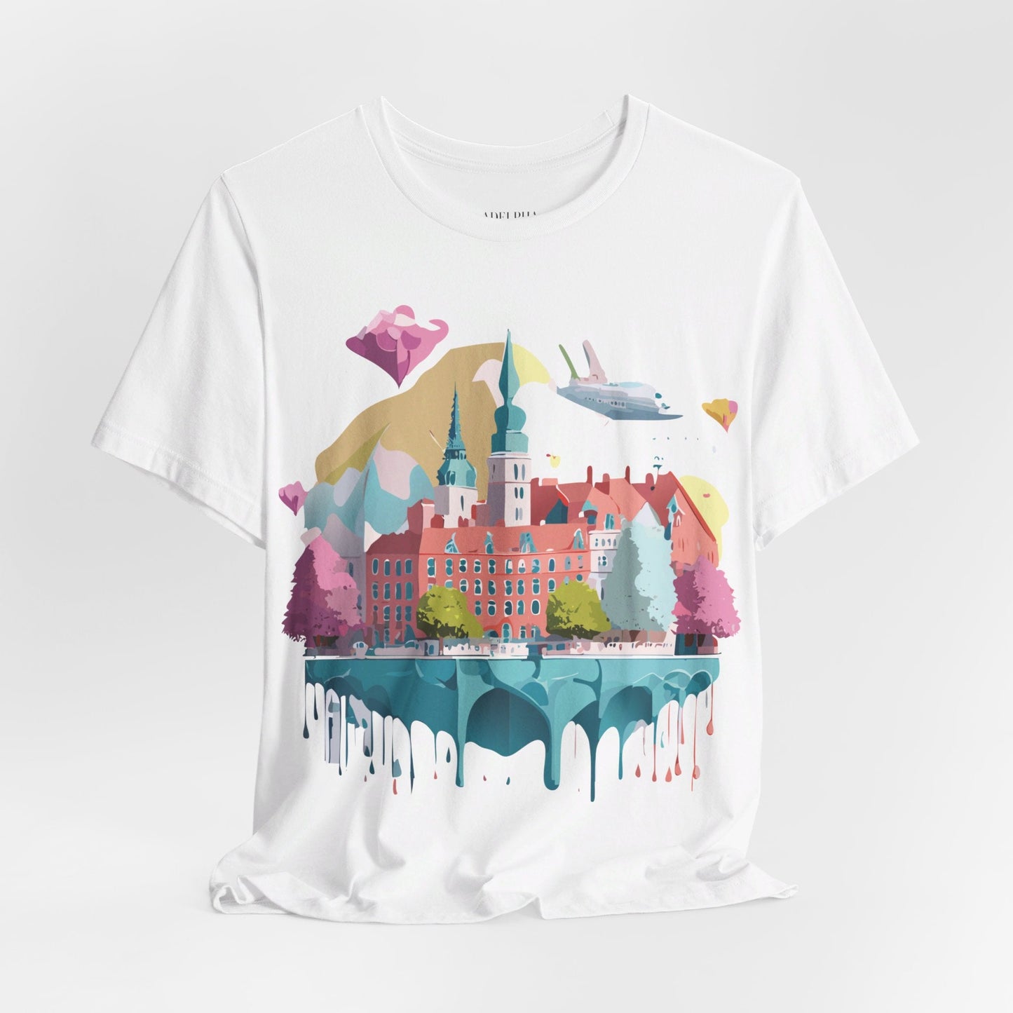 Germany Tourist Shirt Unisex Graphic Tee Vintage Inspired Art By Adelpha Premium Design