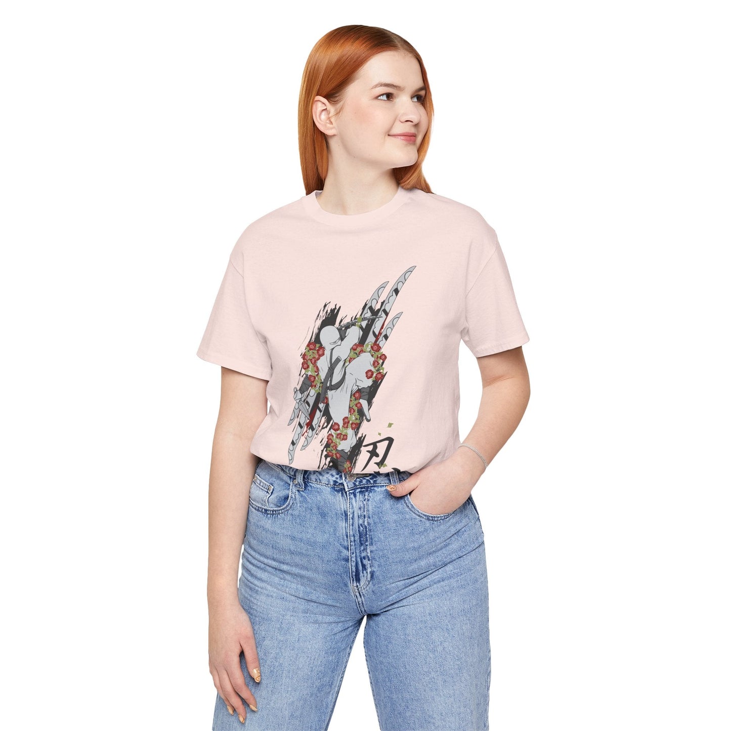 Ninja Samurai Artwork Graphic Unisex Cotton T-Shirt r5
