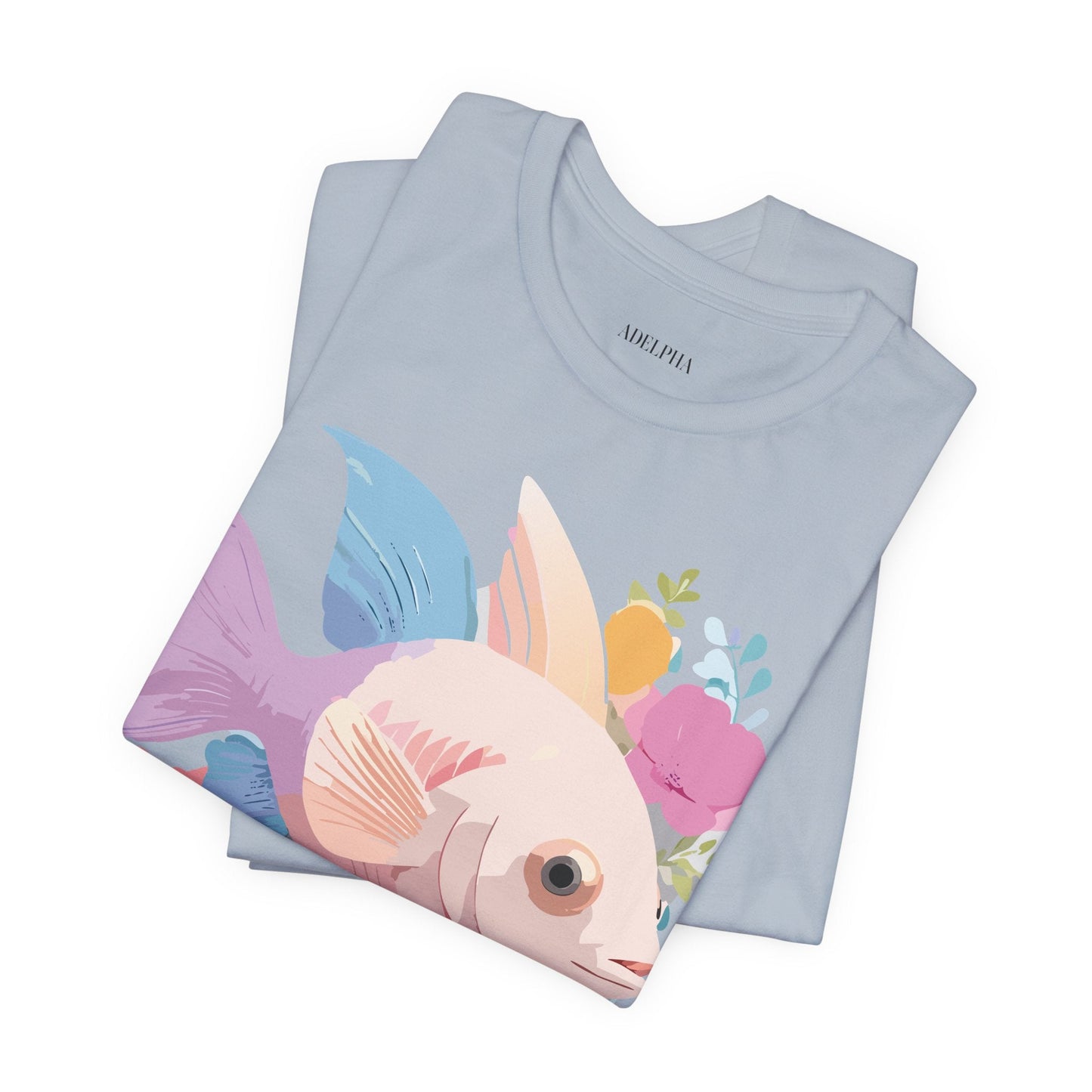 Adelpha Graphic Unisex Tee With Vintage Inspired Artwork Short Sleeve Premium Quality Cotton