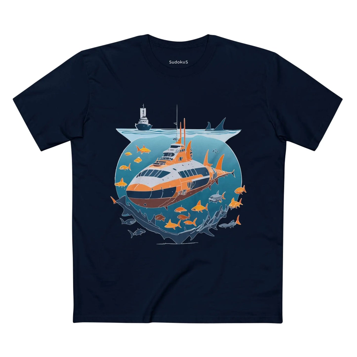 Ocean Coast Graphic Unisex 100 Cotton Staple Tee 20