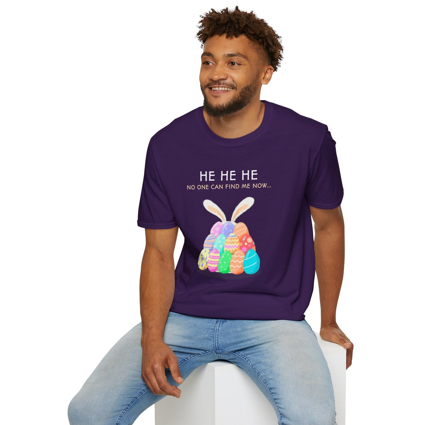 Easter Egg T Shirt Unisex Softstyle 100 Percent Ring Spun Cotton Easter Design Tee