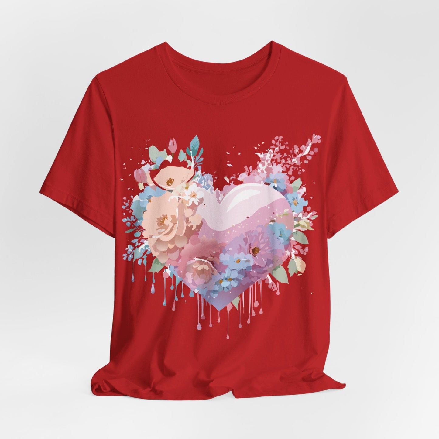 Adelpha Unisex Graphic Tee Valentine Shirts Vintage Inspired Artwork Short Sleeve Jersey