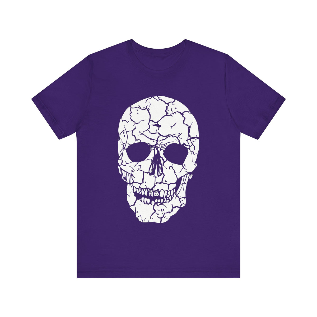 Camiseta unisex de algodón con calavera