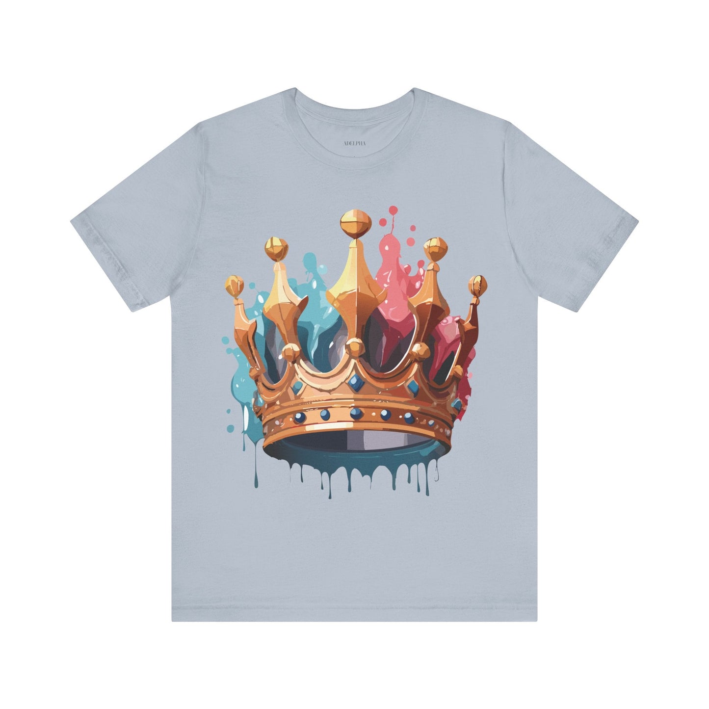 Adelpha Crown Graphic Tee Unisex Vintage Inspired Art Design Short Sleeve Premium Quality