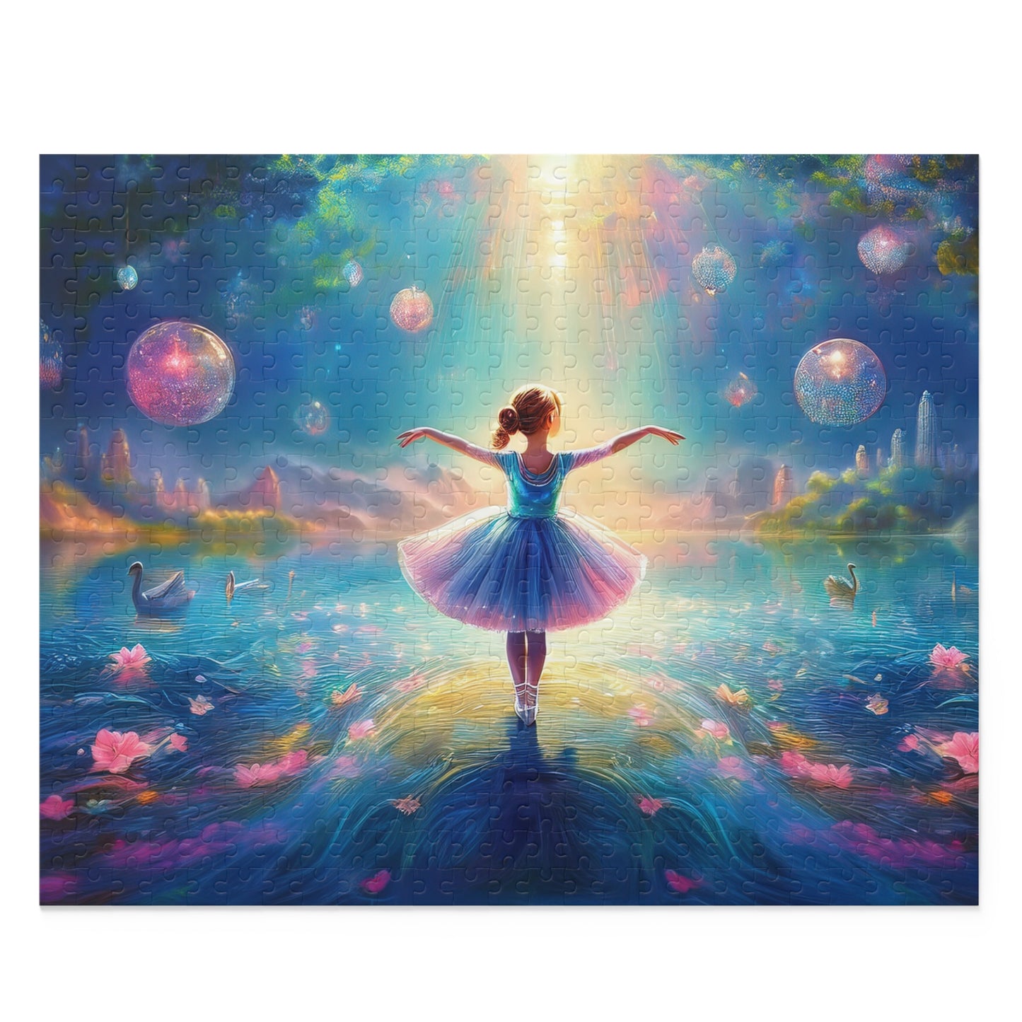 Ballerina Puzzle 500-Chipboard Pieces in Box | Kids Puzzles Size: 16" x 20",  Ages 9+ and Family pn16
