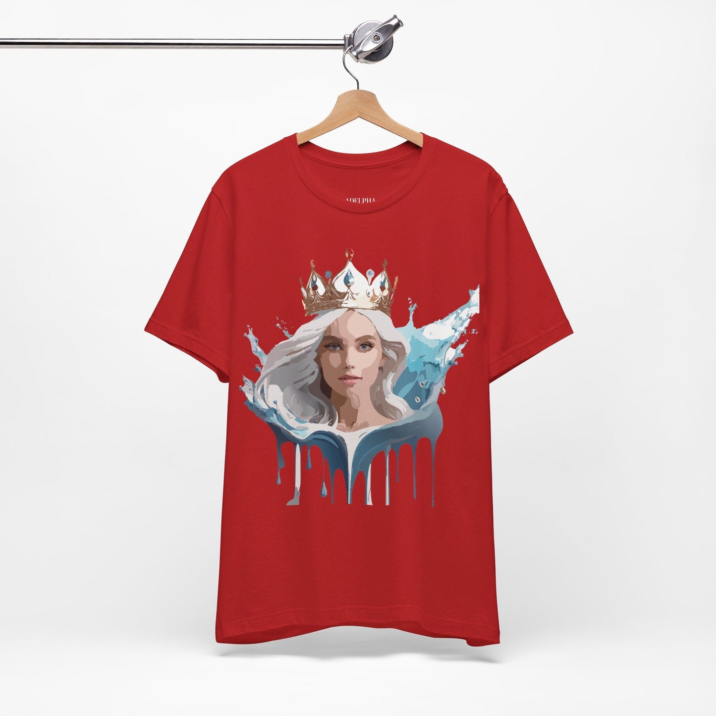 Queen Graphic T Shirt Unisex Jersey Short Sleeve Tee With Vintage Inspired Artwork Adelpha