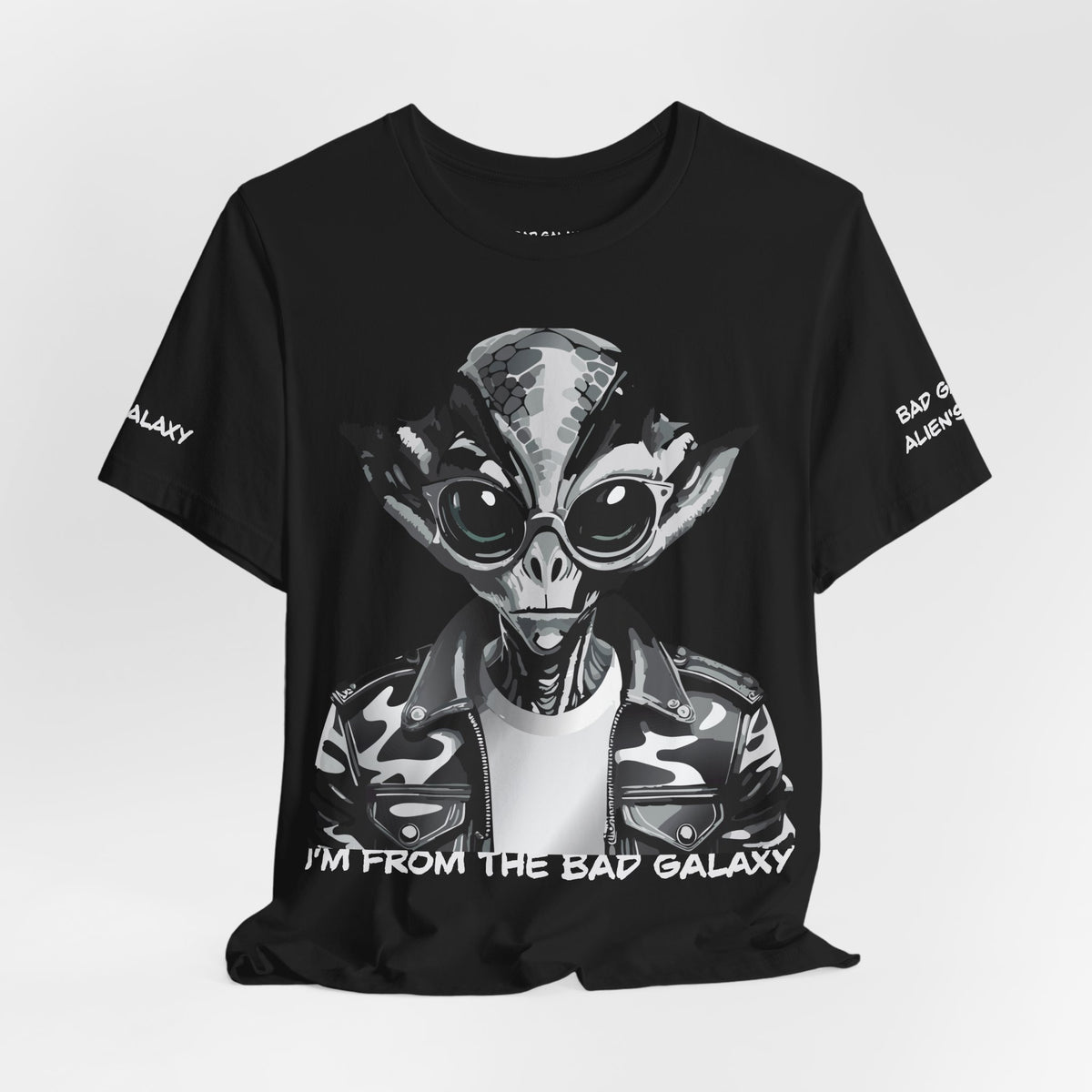Alien Graphic Unisex Cotton Bella+Canvas Tee with Art Design b77