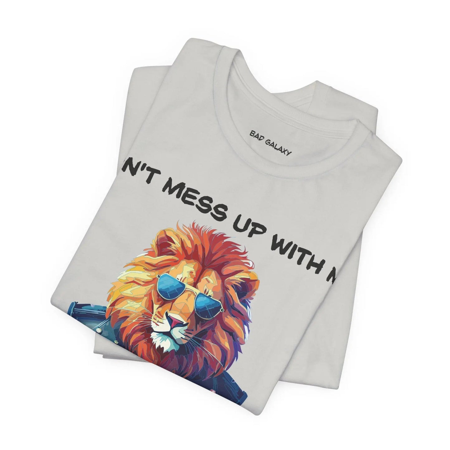 Animal T Shirt By Bad Galaxy Unisex 100 Percent Cotton Graphic Tee Eco Friendly Made In USA