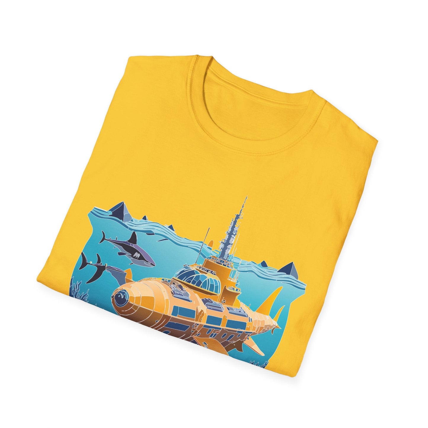 Ocean Graphic Unisex Softstyle Cotton Tee 13